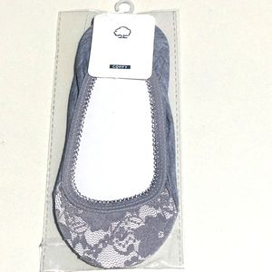 Sexy Lace Ankle Socks Gray